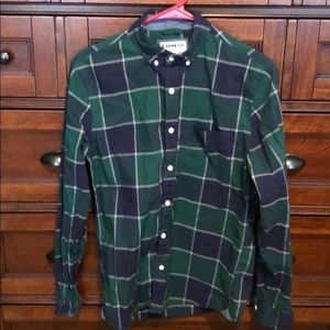 Express Slim Soft Wash Casual Button Down Shirt